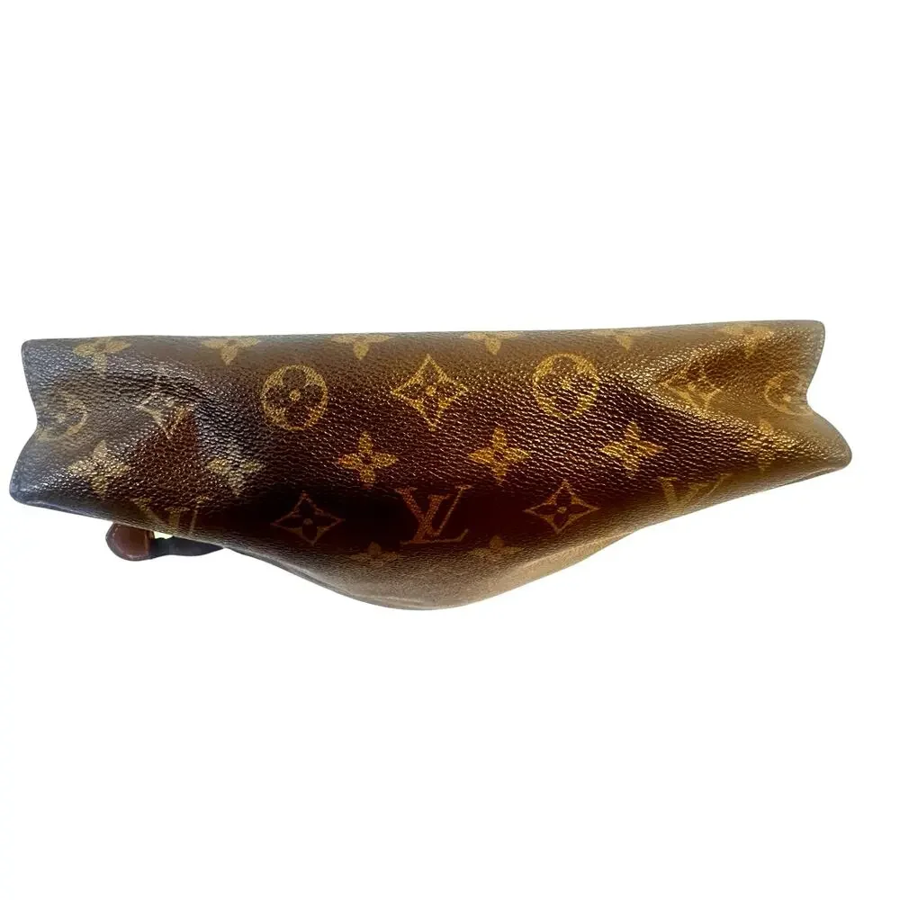 Louis Vuitton Monogram Trousse Toiletry 26 Crossbody Clutch Insert/gold chain